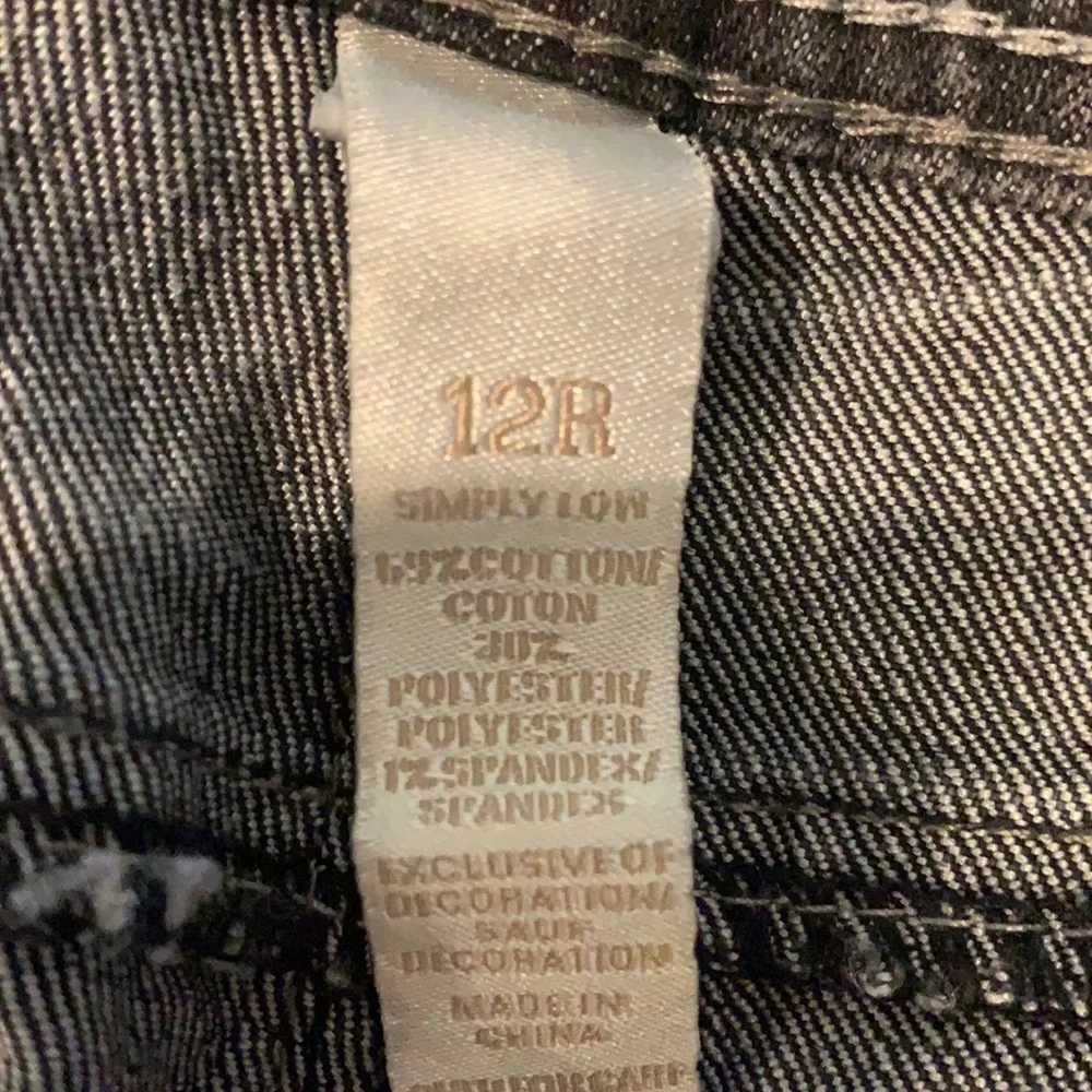 Jeans Justice Black Denim Simply Low